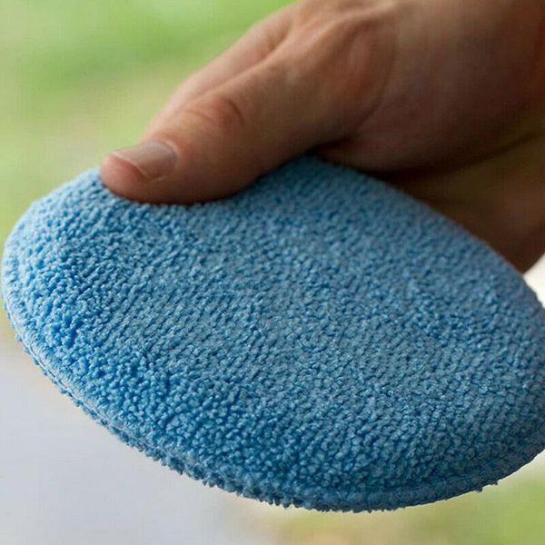 

wax waxing sponge 12pcs 5 inches applicator cleaning pad detailing microfiber car