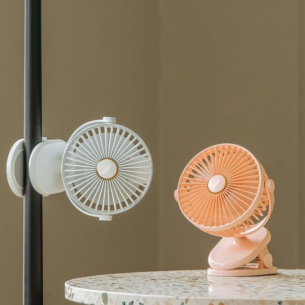 

electric fans mini usb clip fan rechargeable desk portable clamp cooling for home 2000mah battery small deskwireless mini-fan office