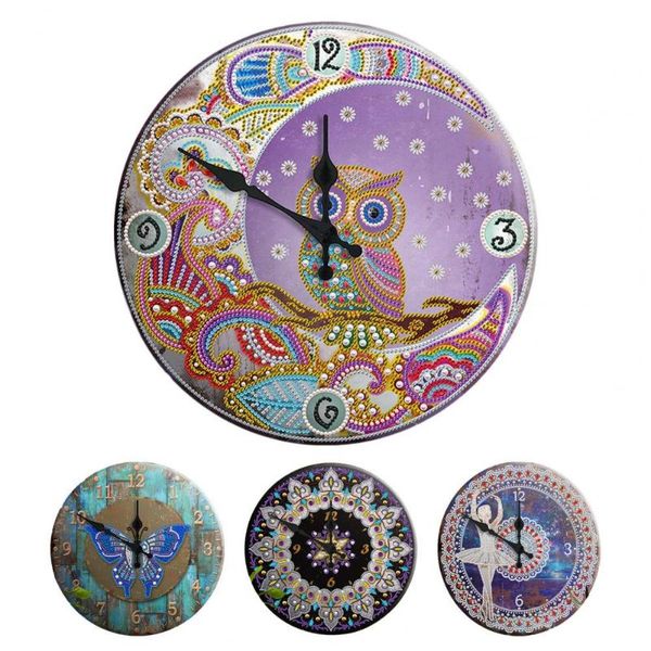 

diamond painting antique clock partial special drill mosaic wall art picture of rhinestone metal home decoration party favor