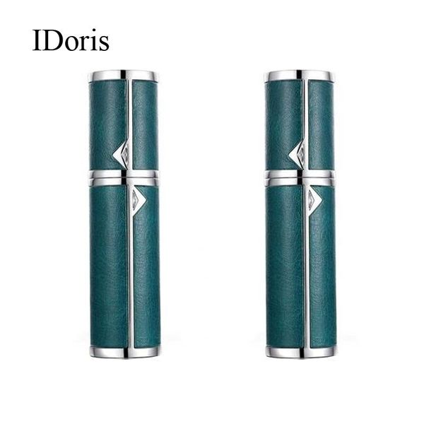 

storage bottles & jars idoris 5ml pump aluminum plain perfume bottle sprinkler atomizer metal glass inner empty spray for travel 2pc