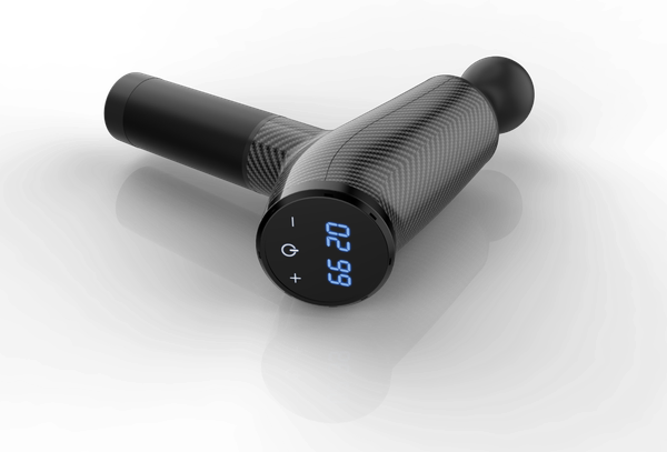 

massage gun gears adjustment with 6 heads muscle massager tool deep tissue therapy