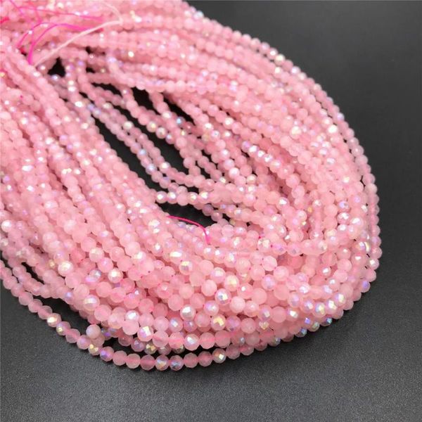 

other natural stone rose quartzs loose beads 2mm 3mm 4mm pink small quartz crystal charm for jewelry making bracelet necklace