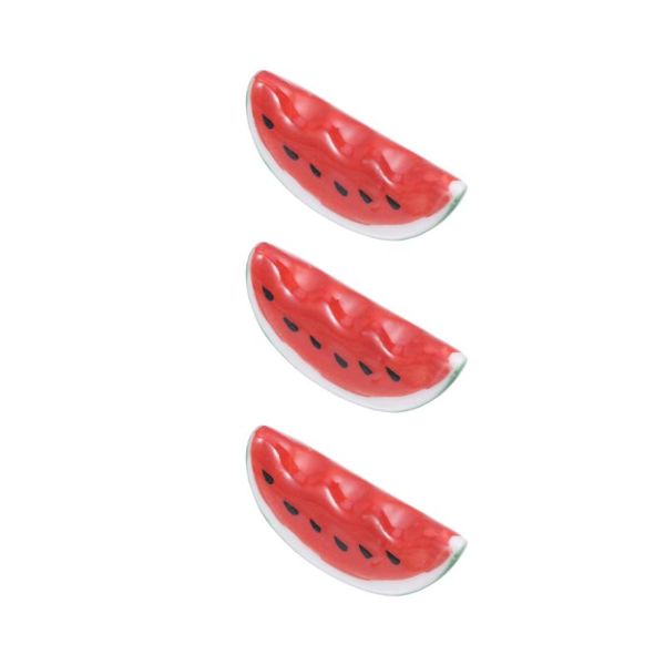 

chopsticks 3pcs watermelon shape ceramic rack holder rest dining room ornament