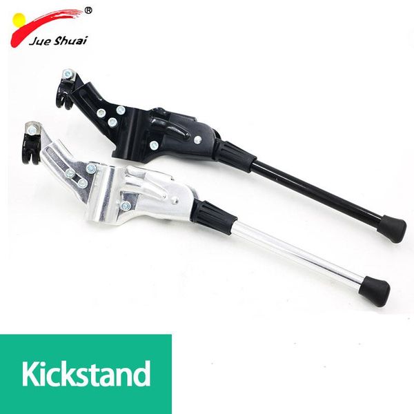 

bicycle kickstand adjustable aluminium sliver black 42.7cm 46cm length cycling parking mtb road bike accessories car & truck racks