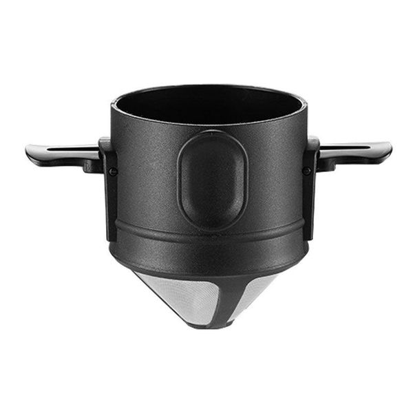 

coffee filters filter portable stainless steel foldable drip tea holder easy clean reusable dripper cone