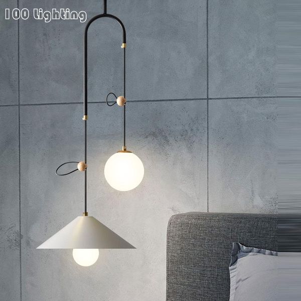 

pendant lamps vintage bedside led lights white black bar dining room cafe shop hanglamp e27 g9 bulb luminaire cord adjustable glass