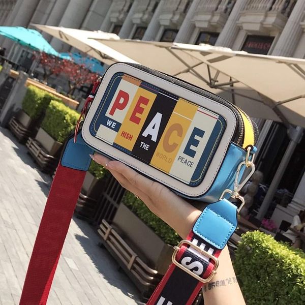 

evening bags letters women shoulder designer wide strap crossbody messenger bag funny lady small flap harajuku female purse bolsos sac