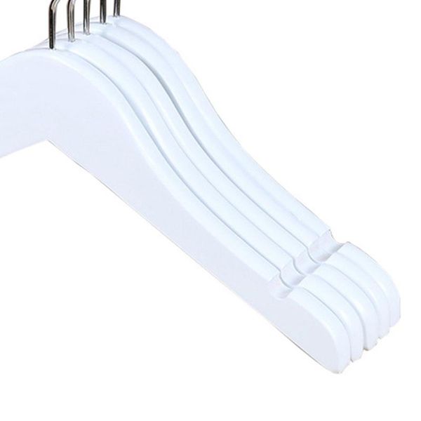 

laundry bags 10pcs/set kids wardrobe non-slip drying rack bar clothes hanging trouser closet children 360 degree rotatable wooden coat hange