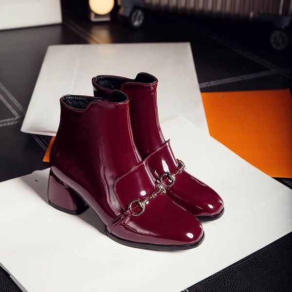 

dress shoes 2021 spring and autumn casual high heel fashion women boots european american wild short 35-43 yards, Black
