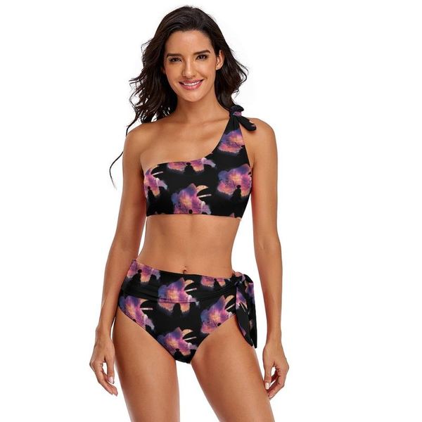 

kimetsu no yaiba bikini swimsuit high leg fashionable two piece swimwear teen pattern arena bathing suit two-piece suits