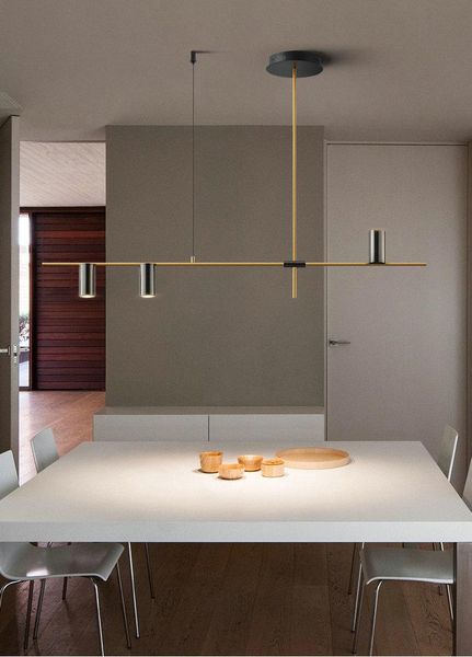 

modern minimalist led chandelier bedroom living room loft entrance kitchen dining black gold nordic home decorat chandeliers