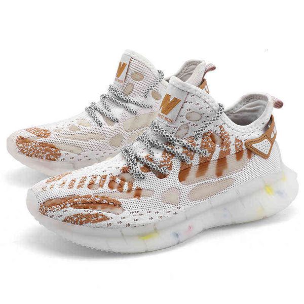 

2021 spring trend minous keel coconut sho men's korean casual breathable mh popcorn running