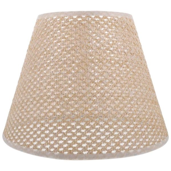 

table lamps 1pc e27 manual imitation rattan woven lampshade desk lamp accessory