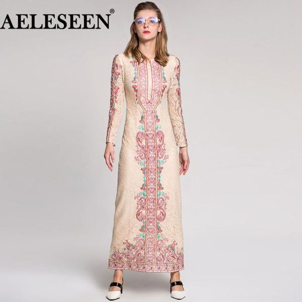 

casual dresses aeleseen luxury women fashion lace dress 201 spring autumn long sleeve flower embroidery elegant party office ladies, Black;gray