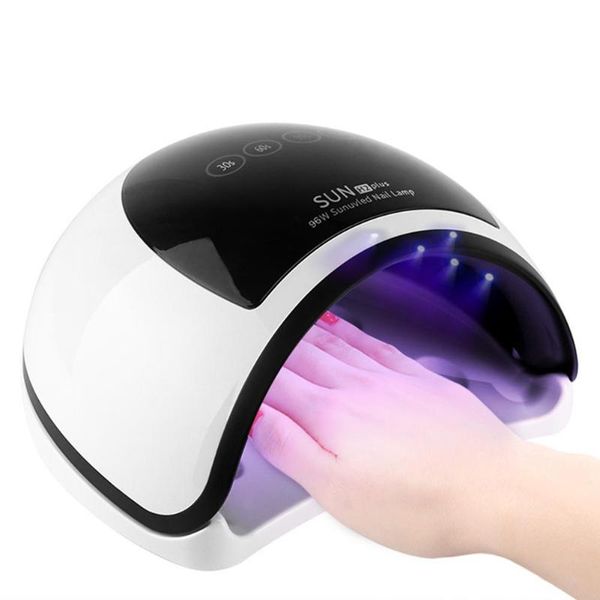 

nail dryers fashion 96w dryer led uv gel polish magnet potherapy light curing comfortable safety simplicity art tools