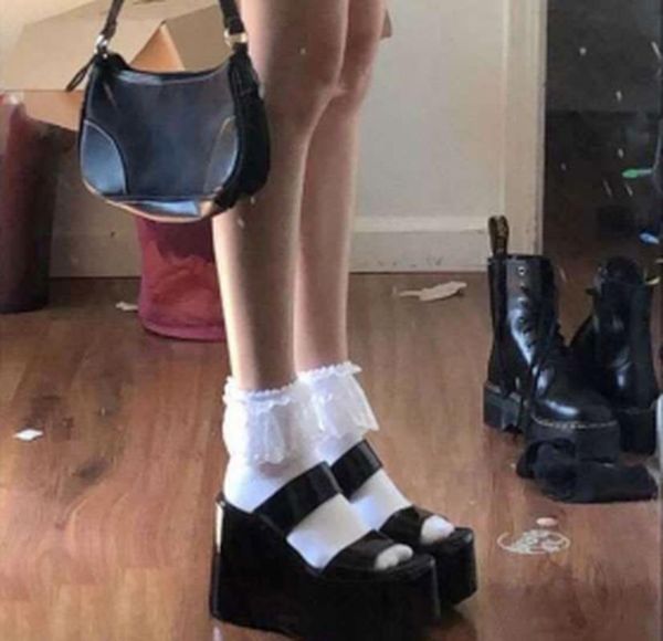 

sandals pu high heels solid party plus size sandalias mujer sapato feminino women pumps wedges shoes woman sf0772, Black