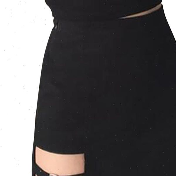

fashion split mini dress womens skirts european style classic black girl