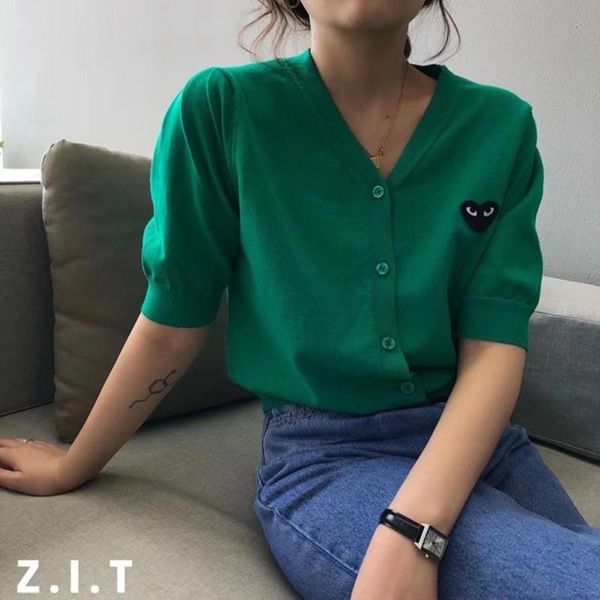 

women's knits & tees cardigan short green fashion knit summer pink sleeve, White