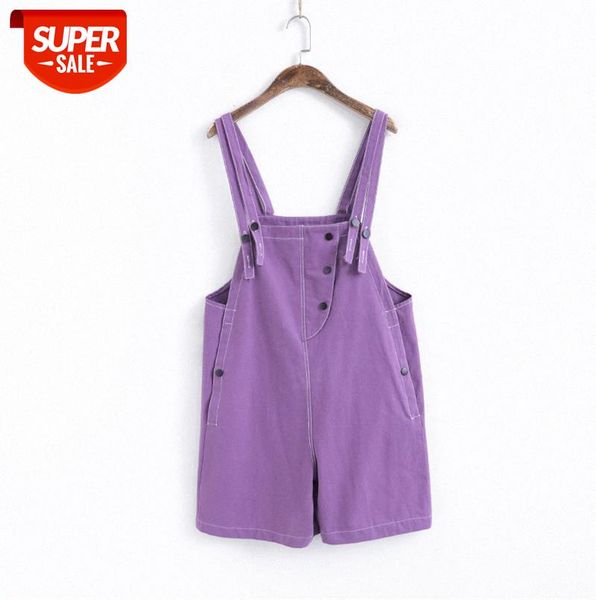 

010383 overalls korean version of loose and thin shorts, age-reducing, western style, small #2v9u, Black;gray