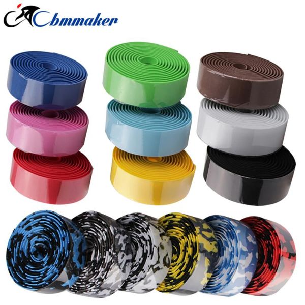 

bike handlebars &components road bicycle handlebar tape camouflage cycling handle belt cork wrap with bar plugs accessories