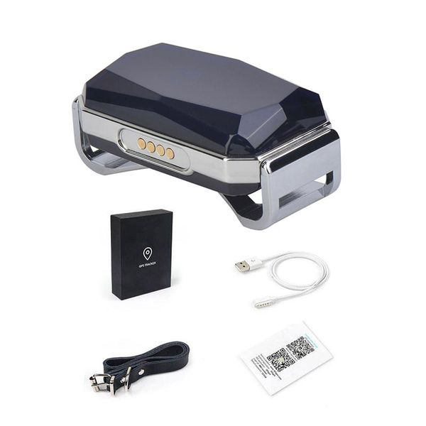 

smart waterproof ip67 mini pet gps agps lbs tracker for dog cat positioning track device app tracking anti-lost car & accessories