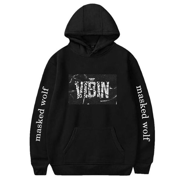 

women's hoodies & sweatshirts masked wolf spring hoodie comfortable and loose casual all-match harajuku, Black