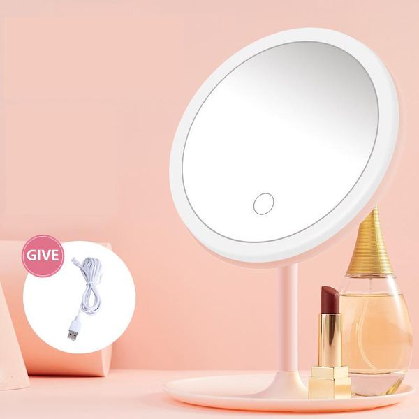 

mirrors led light makeup mirror face with storage deskrotating adjustable touch dimmer lamp cosmetic