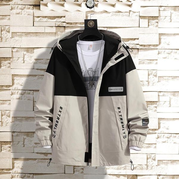 

men's jackets men's jacket 2021 autumn thin trend casual korean fashion spring/autumn hoodie, Black;brown