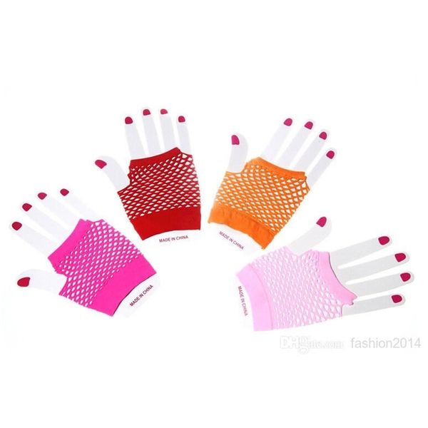 

Fingerless Gloves Fishnet Fashion Punk Half-Finger Wholesale Outfits Nightclub Free LPD4 X4ZD