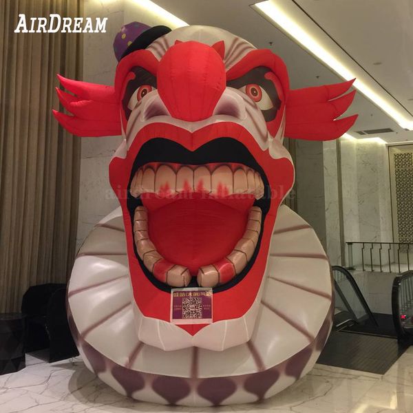 

newly design giant inflatable halloween evil clown models for decoration