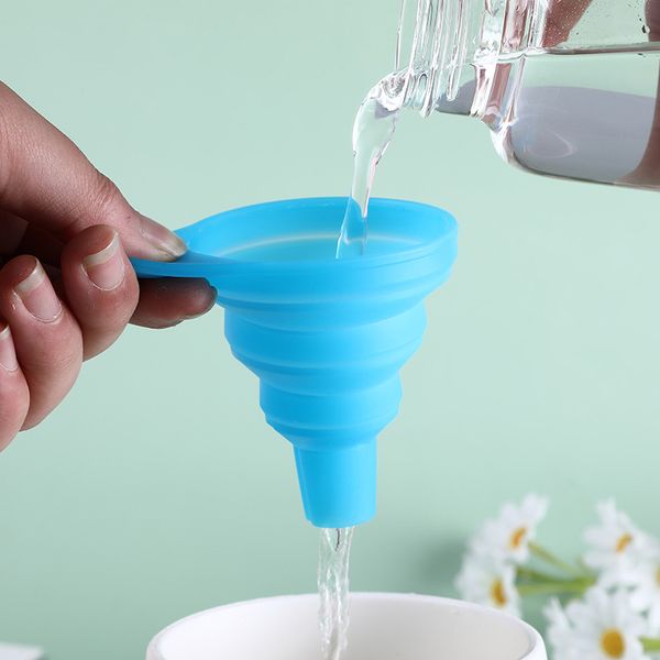 

silicone collapsible funnel kitchen small wide mouth food mini 1221966