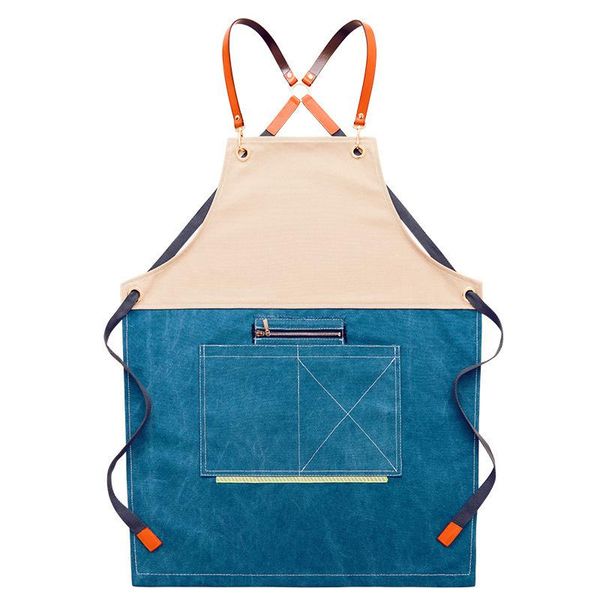 

aprons denim women apron kitchen accessories patchwork pocket pinafore house cleaning cafe shop cooking hairdresser