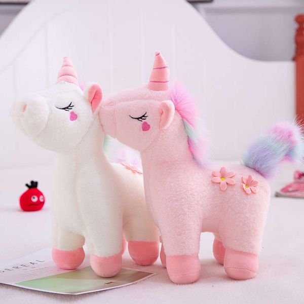 

unicorn plush doll creative cotton children's doll pillow for girlfriend, Blue