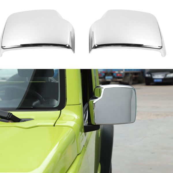 

rear view mirror decoration accessories for suzuki jimny 19+ abs 2pcs chrome
