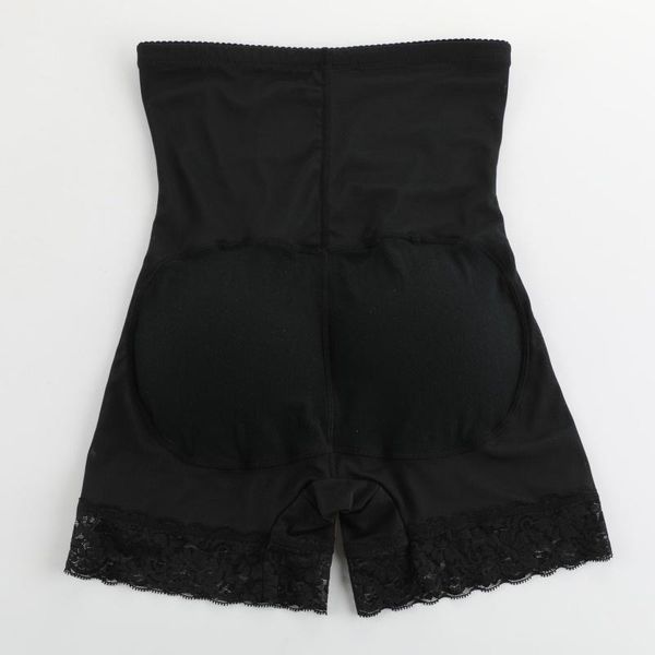 

high waist hip enhancer booty shapewear padded bulifter body shaper pads push up control women's underwear shapers, Black;white
