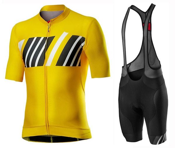 

men 2021 quick dry cycling jersey summer short sleeve racing bicycle clothing breathable mtb suit sets, Black;blue