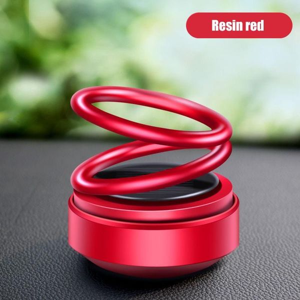 

car air freshener perfume solar auto rotation double ring suspension essential oil diffuser accessorie interior