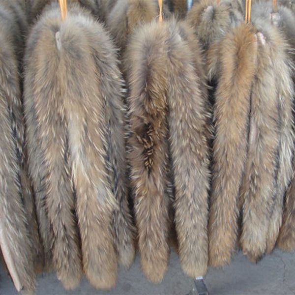 

60/70/75cm winter natural fur collar real fox fur collar natural fur band trimming coat hat scarf accessories h0923, Silver