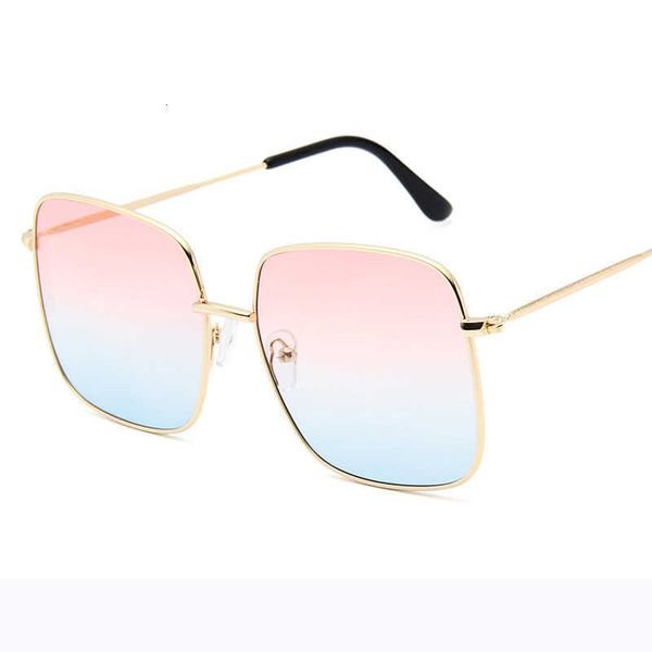 

luxury designer sunglasses rbrare classic square women brand designer retro metal big frame sun glasses for men vintage gradient oculos femi, White;black