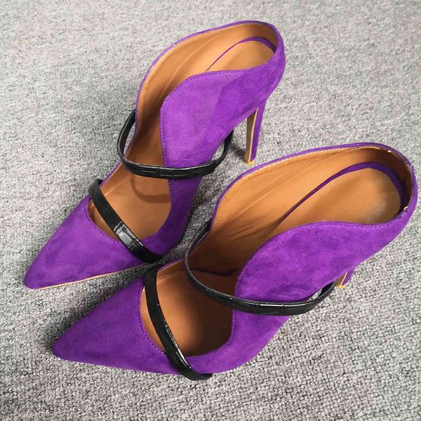 

sandals sarairis arrivals plus size 47 toe pointed slide in super high heels design brand dress party shoes will see ladies pumps 3833, Black