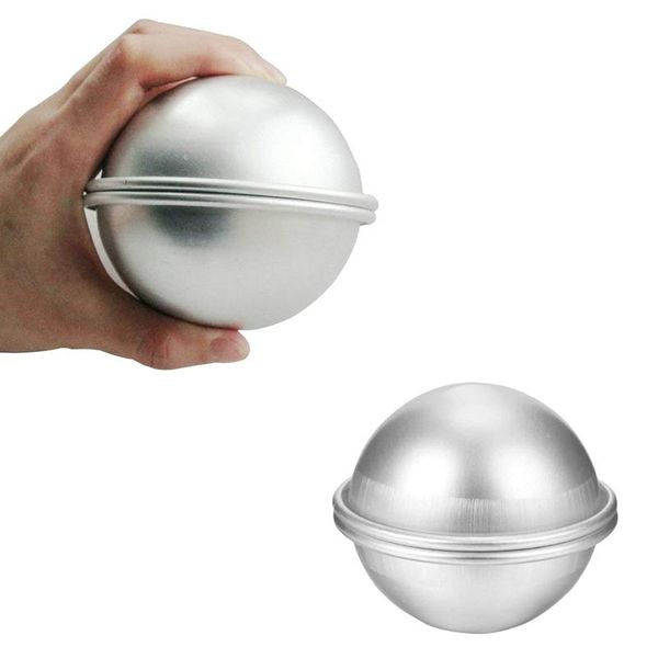 

craft tools diy aluminum 2 sets 4 pieces jewelry balls-oversized metal bath bomb mould-manufacturing diameter 9 cm/3.5 inch