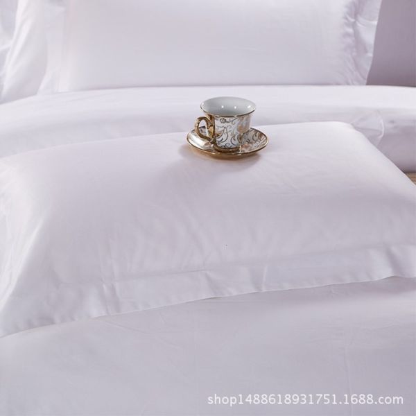 

five star simple cotton pillow case el white satin single envelope