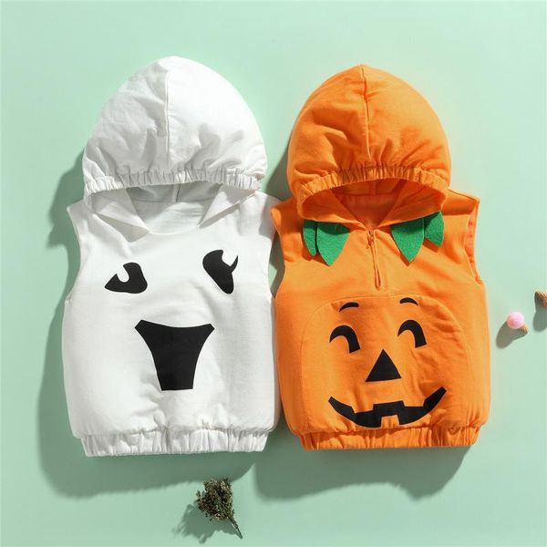 

waistcoat 0-24 months baby girls boys halloween hooded vests infant cartoon ghost cosplay costume sleeveless pullover coats outerwear, Camo