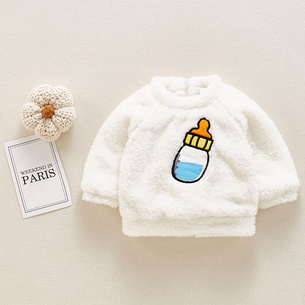 

spring girl sweatshirt baby hooded sweater cotton cartoon clothes climbing clothing, Blue