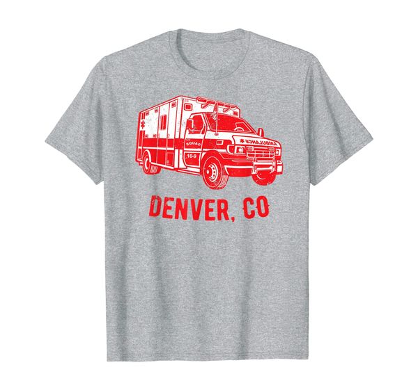 

ambulance driver t-shirt for denver, co, White;black
