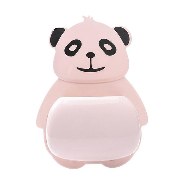 

punch-toothbrush storage rack suction cup wall-mounted stand cartoon panda holder multi-purpose bath accessory set