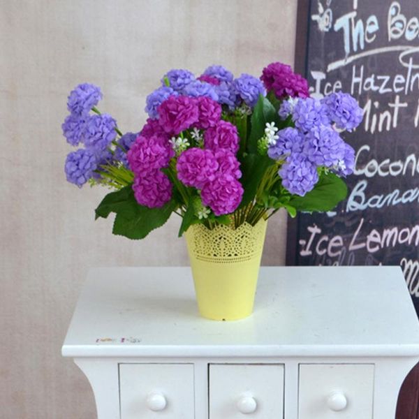 

decorative flowers & wreaths redjck diy fake peony silk flower bouquet branch artificial for home furnishings landscape