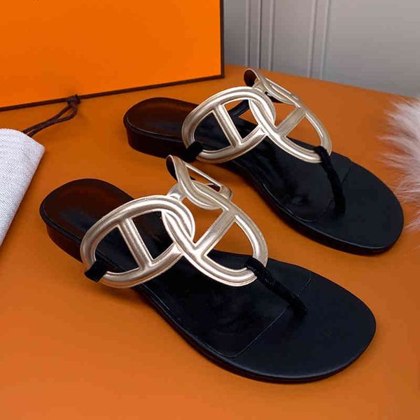 

80% off shoes classic luxury simple atmospher strap women sandals high-end customized shoes flip flops size 35-41, Black