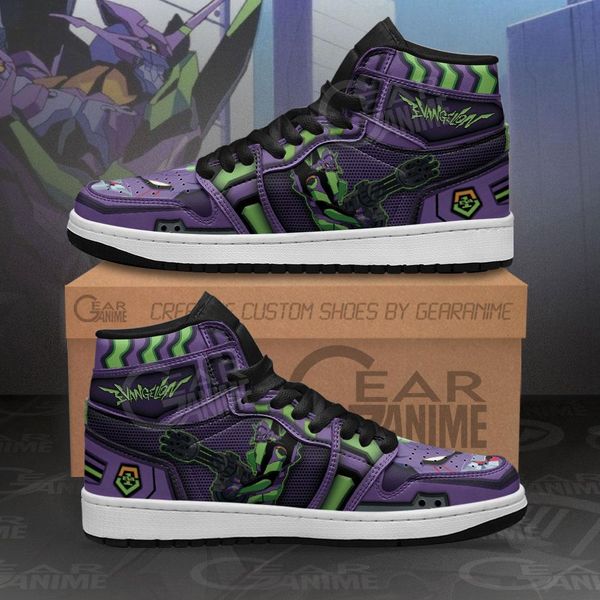 

neon genesis evangelion unit-01 sneakers anime shoes