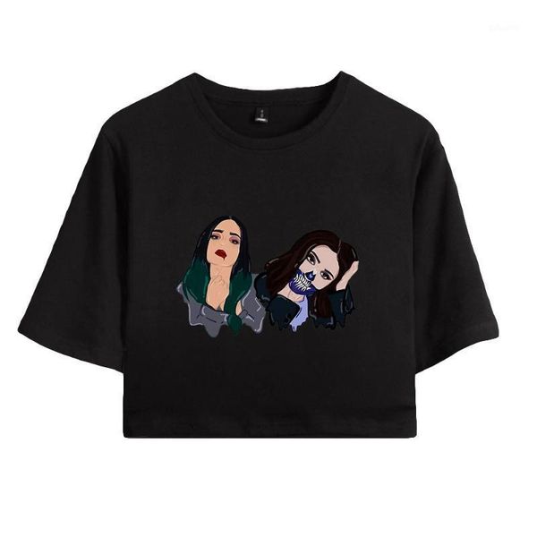 

women's t-shirt 2021 calle y poche 2d print women short sleeve trendy girls t shirt, White